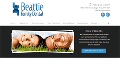 Desktop Screenshot of eagleriverdentist.com