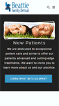 Mobile Screenshot of eagleriverdentist.com